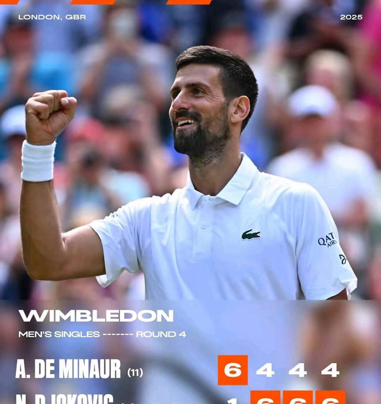 关于年终总决赛轻取拉沃尔杯，德约科维奇刷新纪录的信息